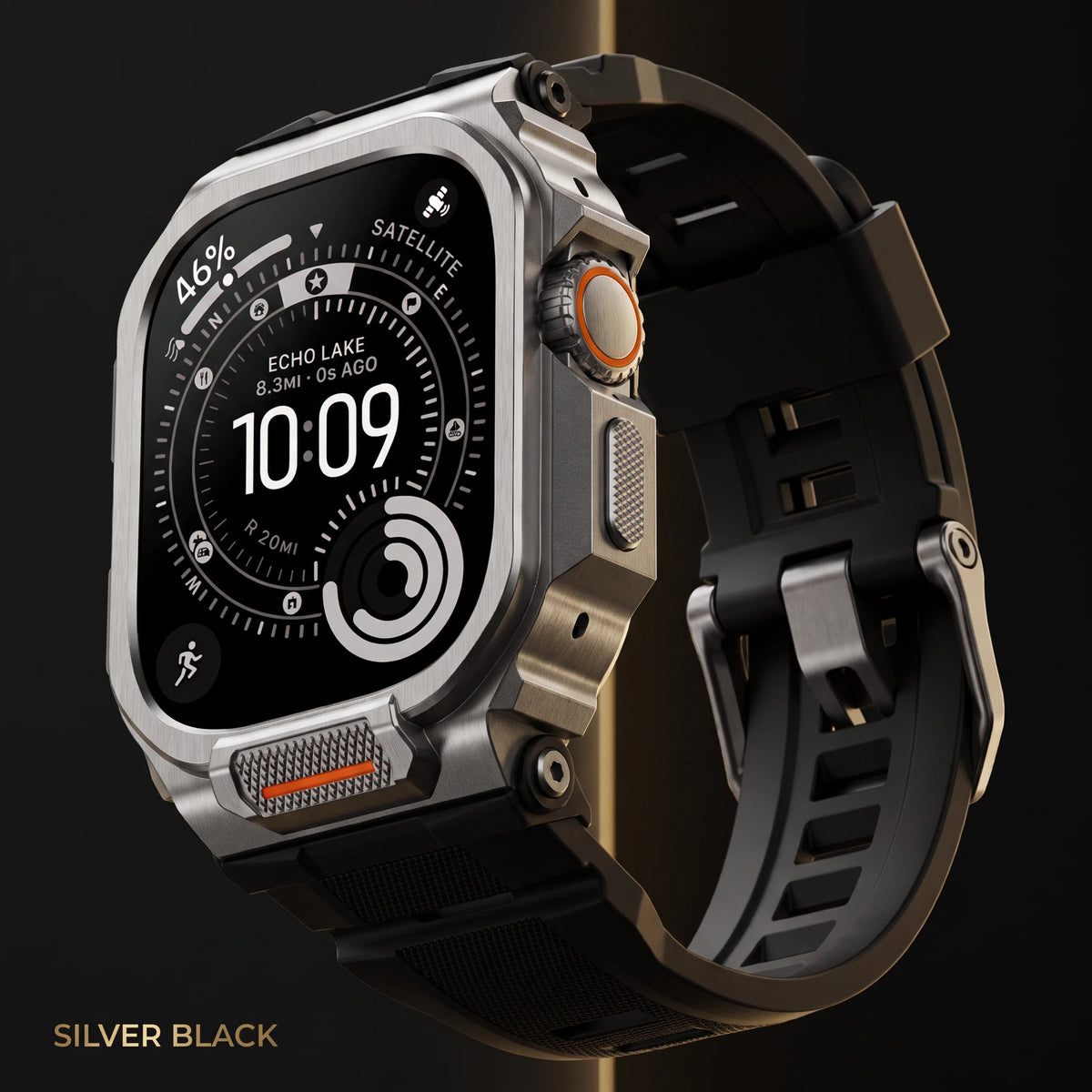 RIVET Silver Black ディテール